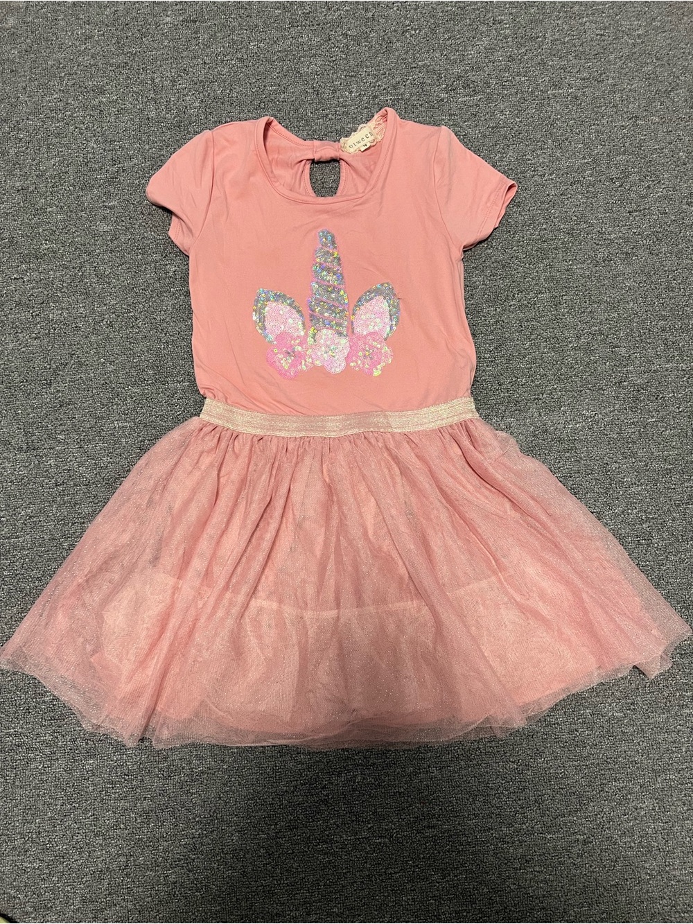 btween Pink Unicorn short sleeve Top